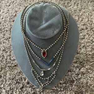 4 Bundle Flap Clasp Necklace